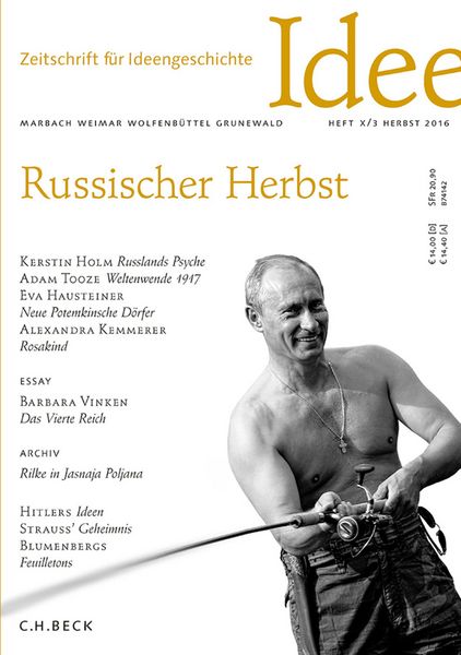 Produktbild: Zeitschrift f&uuml;r Ideengeschichte Heft X/3 Herbst 2016