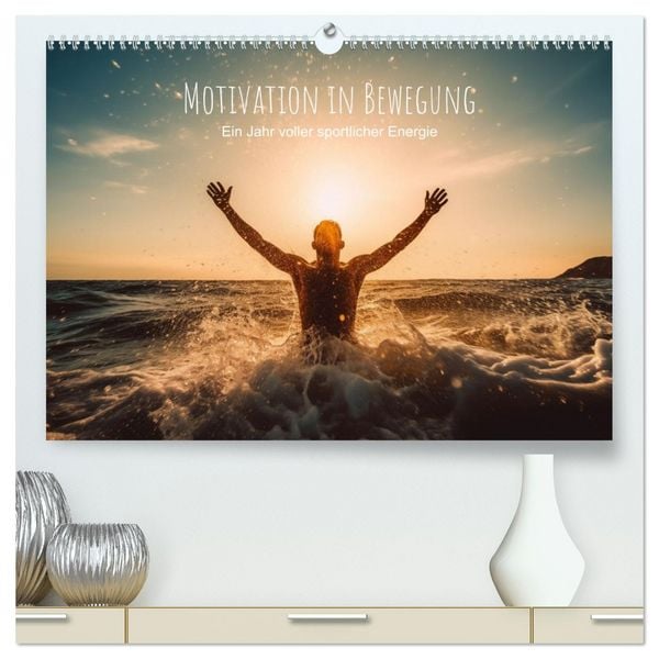 Produktbild: Motivation in Bewegung - Ein Jahr voller sportlicher Energie (hochwertiger Premium Wandkalender 2026 DIN A2 quer), Kunstdruck in Hochglanz