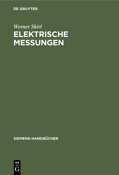 Produktbild: Elektrische Messungen