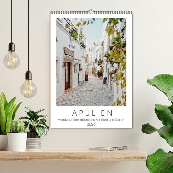 Produktbild: Apulien (Wandkalender 2026 DIN A2 hoch), CALVENDO Monatskalender