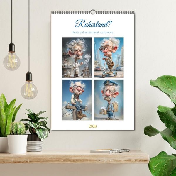 Produktbild: Ruhestand? (Wandkalender 2026 DIN A2 hoch), CALVENDO Monatskalender