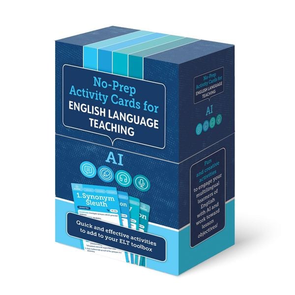 Produktbild: No-Prep Activity Cards for English Language Teaching: AI