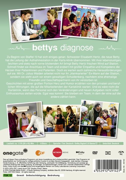 Produktbild: Bettys Diagnose Staffel 10 [6 DVDs]