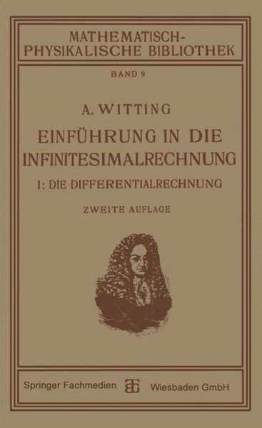 Produktbild: Einf&uuml;hrung in die Infinitesimalrechnung