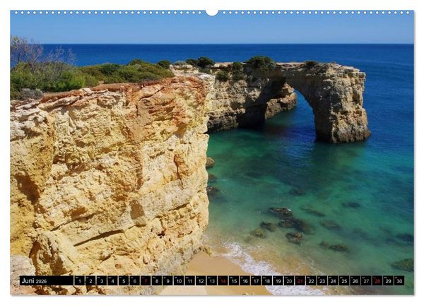 Produktbild: Algarve (hochwertiger Premium Wandkalender 2026 DIN A2 quer), Kunstdruck in Hochglanz