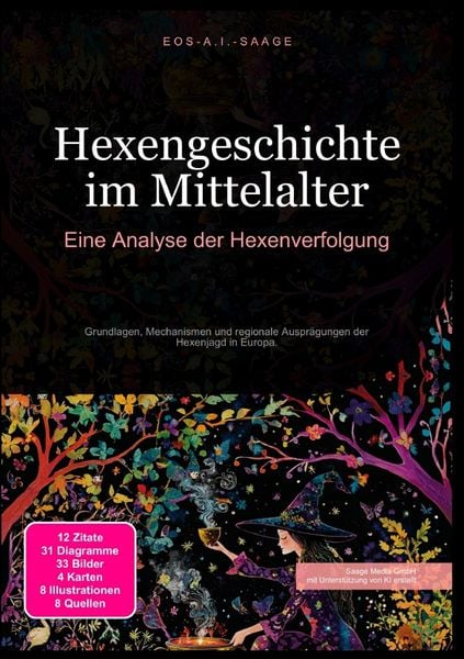 Produktbild: Hexengeschichte im Mittelalter: Eine Analyse der Hexenverfolgung