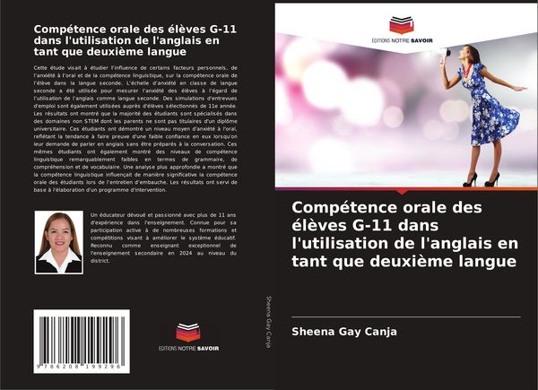 Produktbild: Comp&eacute;tence orale des &eacute;l&egrave;ves G-11 dans l'utilisation de l'anglais en tant que deuxi&egrave;me langue