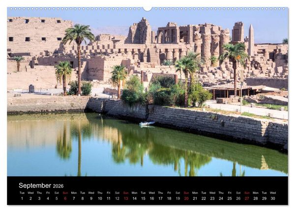 Produktbild: Egypt (High Quality Premium Wall Calendar 2026 DIN A2 landscape),CALVENDO 12 Month Wall Calendar