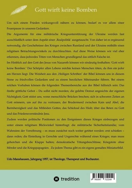 Produktbild: Gott wirft keine Bomben