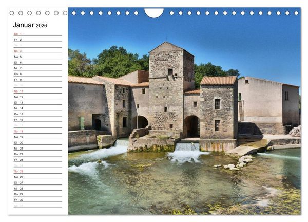 Produktbild: Languedoc-Roussillon - unter der Sonne des Midi (Wandkalender 2026 DIN A4 quer), CALVENDO Monatskalender