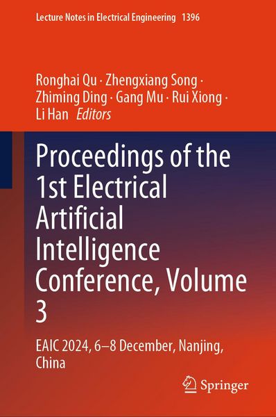 Produktbild: Proceedings of the 1st Electrical Artificial Intelligence Conference, Volume 3