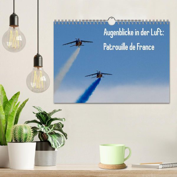 Produktbild: Augenblicke in der Luft: Patrouille de France (Wandkalender 2026 DIN A4 quer), CALVENDO Monatskalender