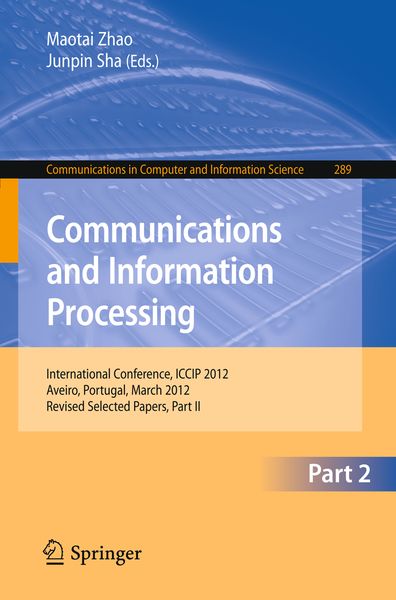 Produktbild: Communcations and Information Processing