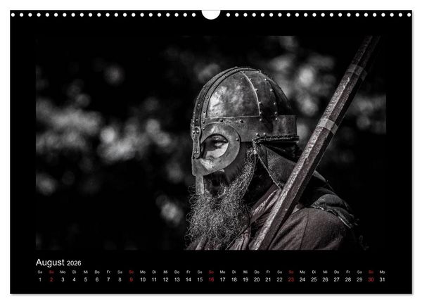 Produktbild: Wikinger und Krieger (Wandkalender 2026 DIN A3 quer), CALVENDO Monatskalender
