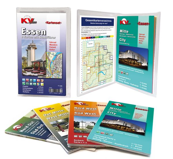 Produktbild: Essen - Kartenset mit Stadtf&uuml;hrer