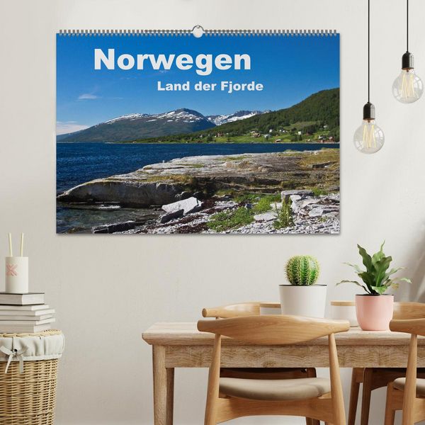 Produktbild: Norwegen - Land der Fjorde (Wandkalender 2026 DIN A2 quer), CALVENDO Monatskalender