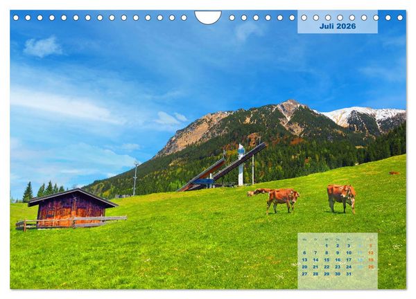 Produktbild: ALLG&Auml;U, im Wandel der Jahreszeiten. (Wandkalender 2026 DIN A4 quer), CALVENDO Monatskalender