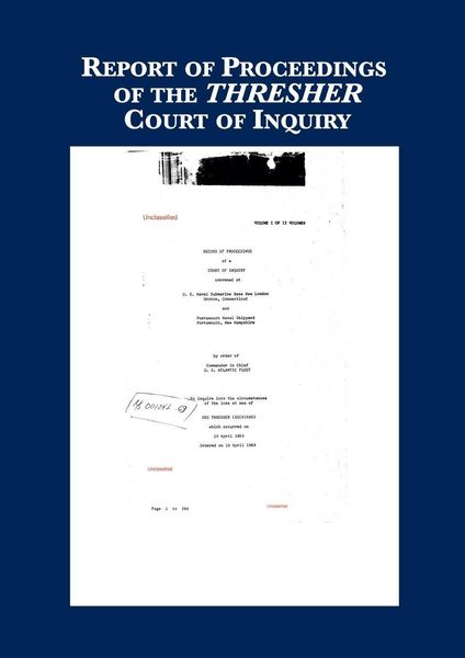 Produktbild: Record of Proceedings of THRESHER Inquiry