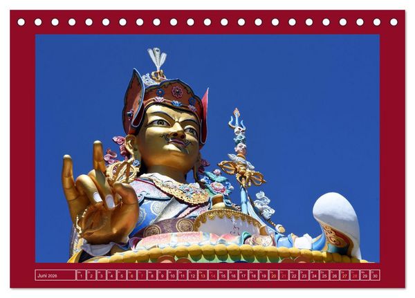 Produktbild: Buddhas & Bhodisattvas (Tischkalender 2026 DIN A5 quer), CALVENDO Monatskalender