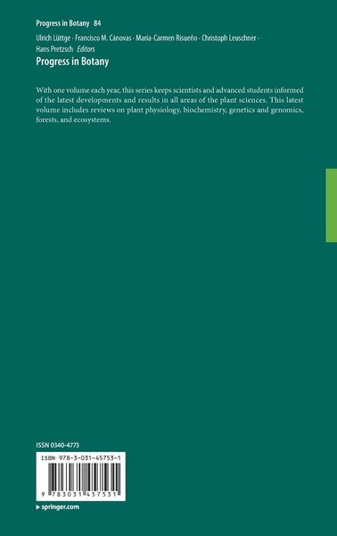 Produktbild: Progress in Botany Vol. 84