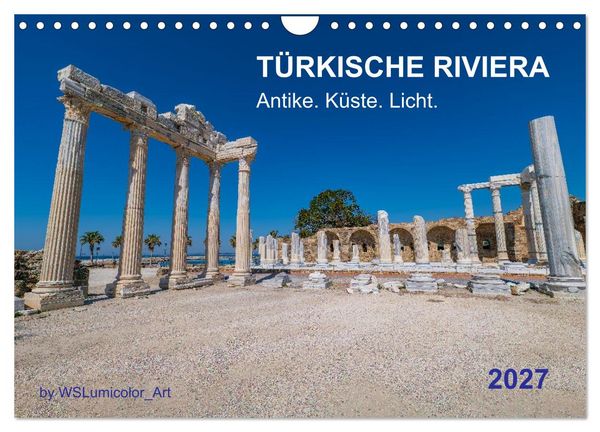Produktbild: T&Uuml;RKISCHE RIVIERA - Antike. K&uuml;ste. Licht. (Wandkalender 2027 DIN A4 quer), CALVENDO Monatskalender