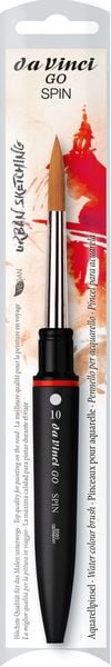 Produktbild: da Vinci Pinsel GO SPIN Reise-Aquarellpinsel, rund, extrafein, Pinsel, Gr&ouml;&szlig;e 10