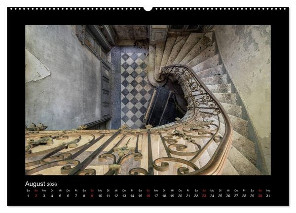Produktbild: Die Sch&ouml;nheit des Verfalls - Lost Places (hochwertiger Premium Wandkalender 2026 DIN A2 quer), Kunstdruck in Hochglanz