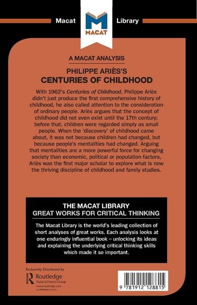 Produktbild: An Analysis of Philippe Aries's Centuries of Childhood
