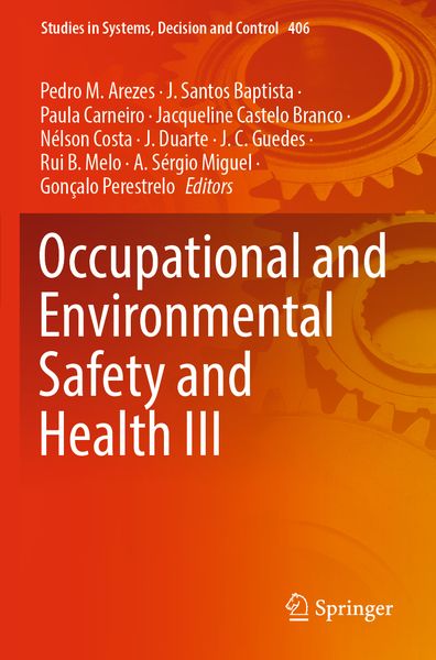 Produktbild: Occupational and Environmental Safety and Health III