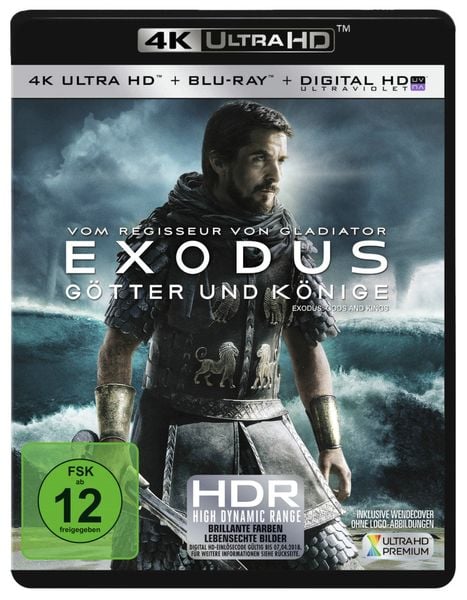 Produktbild: EXODUS - G&ouml;tter und K&ouml;nige (4K Ultra HD) (+ Blu-ray)