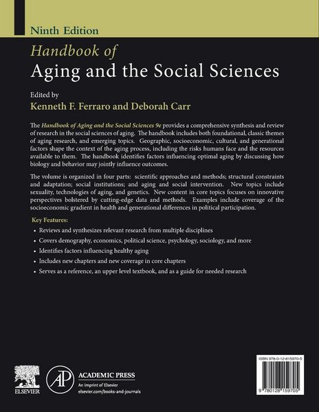 Produktbild: Handbook of Aging and the Social Sciences