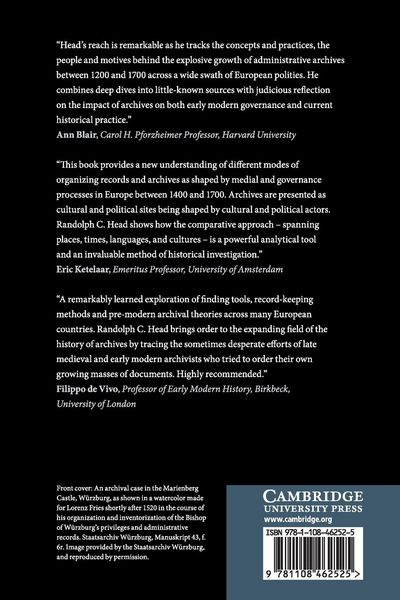 Produktbild: Making Archives in Early Modern Europe
