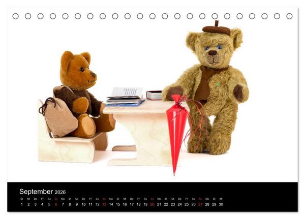Produktbild: Martin B&auml;ren aus Sonneberg (Tischkalender 2026 DIN A5 quer), CALVENDO Monatskalender
