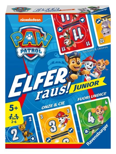 Produktbild: Paw Patrol Elfer raus! Junior - Kartenspiel ab 5 Jahre