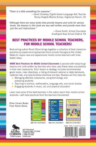 Produktbild: MORE Best Practices for Middle School Classrooms