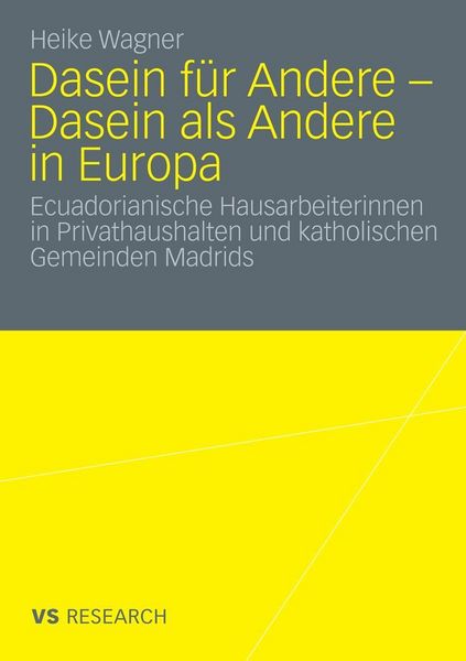 Produktbild: Dasein f&uuml;r Andere - Dasein als Andere in Europa