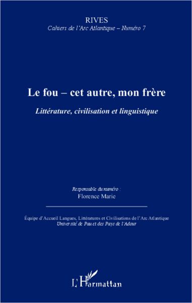 Produktbild: Le fou - cet autre, mon fr&egrave;re
