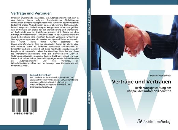 Produktbild: Vertr&auml;ge und Vertrauen