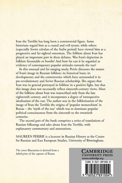 Produktbild: The Image of Ivan the Terrible in Russian Folklore