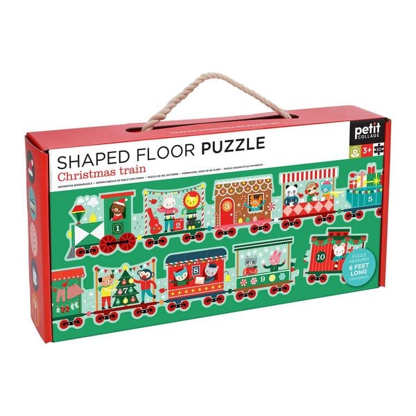 Produktbild: Christmas Train Shaped Floor Puzzle