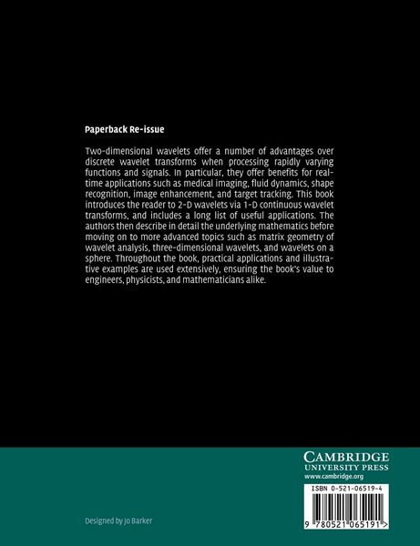 Produktbild: Two-Dimensional Wavelets and Their Relatives