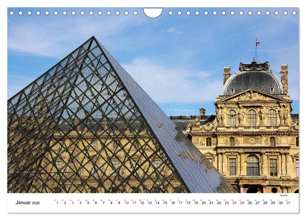 Produktbild: Paris - zwischen gestern und morgen (Wandkalender 2026 DIN A4 quer), CALVENDO Monatskalender