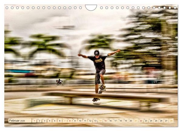 Produktbild: Skateboarding, so cool (Wandkalender 2026 DIN A4 quer), CALVENDO Monatskalender