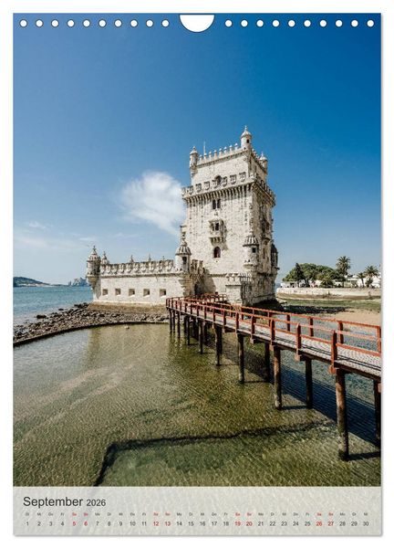Produktbild: Lissabon Perspektiven (Wandkalender 2026 DIN A4 hoch), CALVENDO Monatskalender