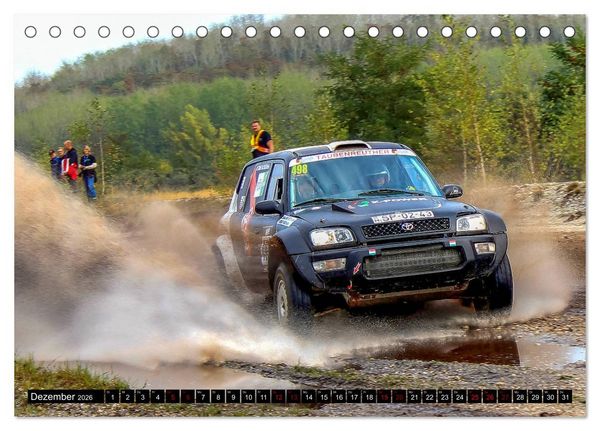 Produktbild: SCHNELL! AUTHENTISCH! MITTENDRIN! - RALLYE! (Tischkalender 2026 DIN A5 quer), CALVENDO Monatskalender