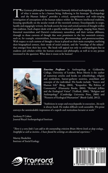 Produktbild: Anthropology and the Human Subject