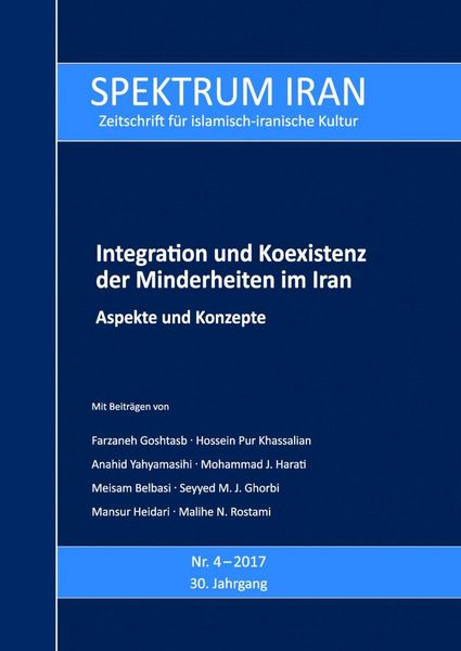 Produktbild: Integration und Koexistenz der Minderheiten im Iran