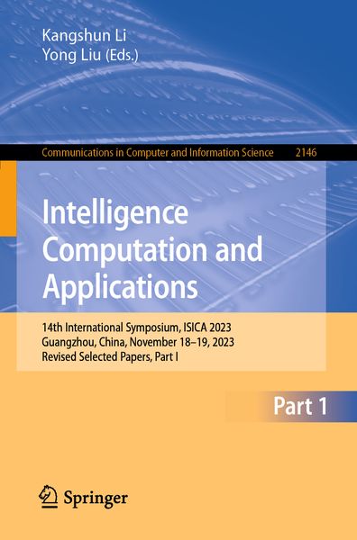 Produktbild: Intelligence Computation and Applications