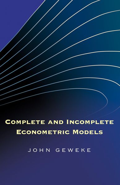 Produktbild: Complete and Incomplete Econometric Models