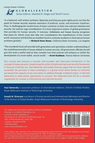 Produktbild: Globalization and Human Security